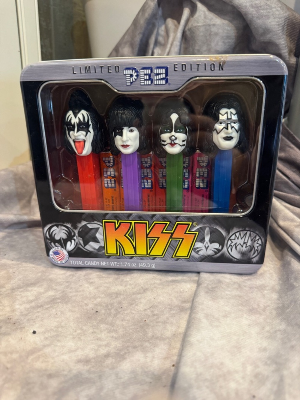 KISS Limited Edition PEZ Dispenser‎ Set - Multicolor NEW  sealed